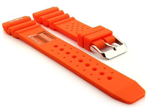 silicone dive watch strap